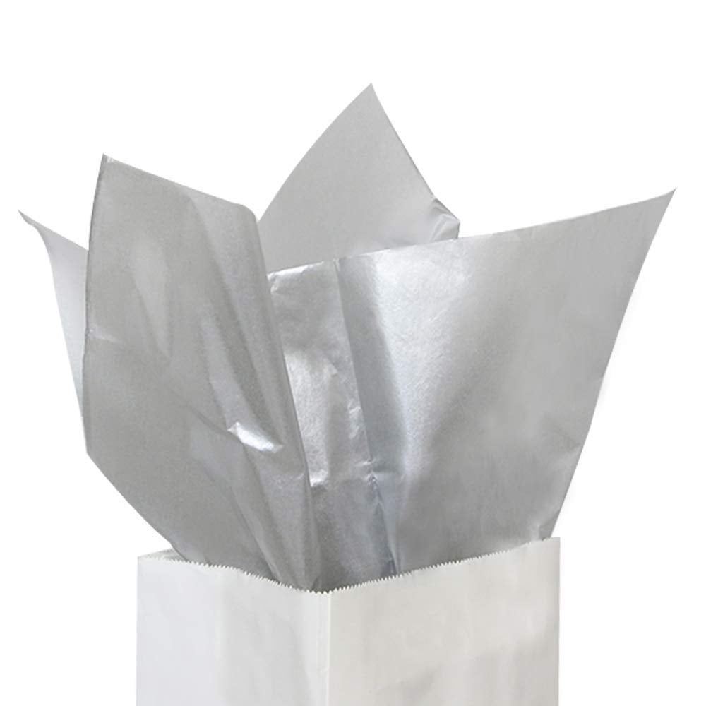 PLULON 60 Sheets Black White Grey Tissue Paper Bulks, Gift Wrap Tissue  Paper Sheets for Packaging Birthday Gift Wrapping Paper Birthday Wedding