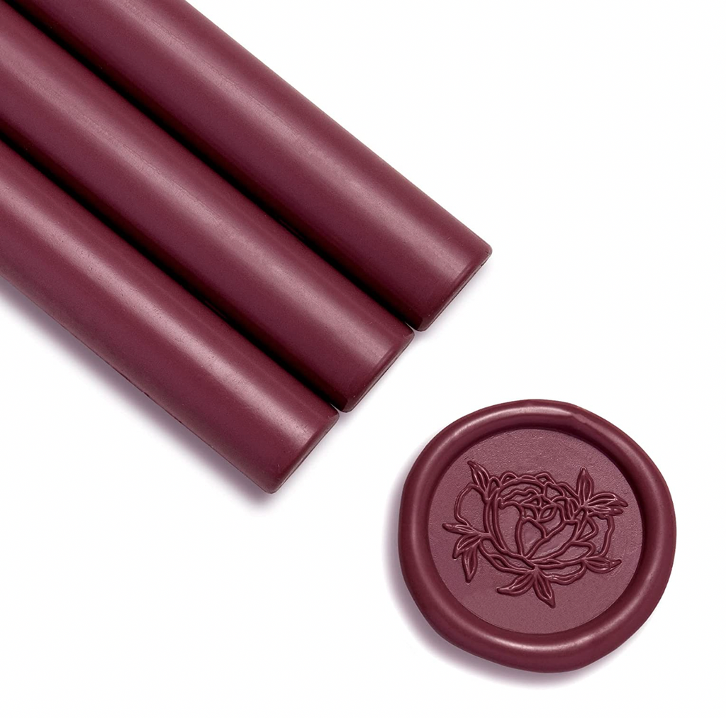 Wine Red Wax Seal Stick – Stampty