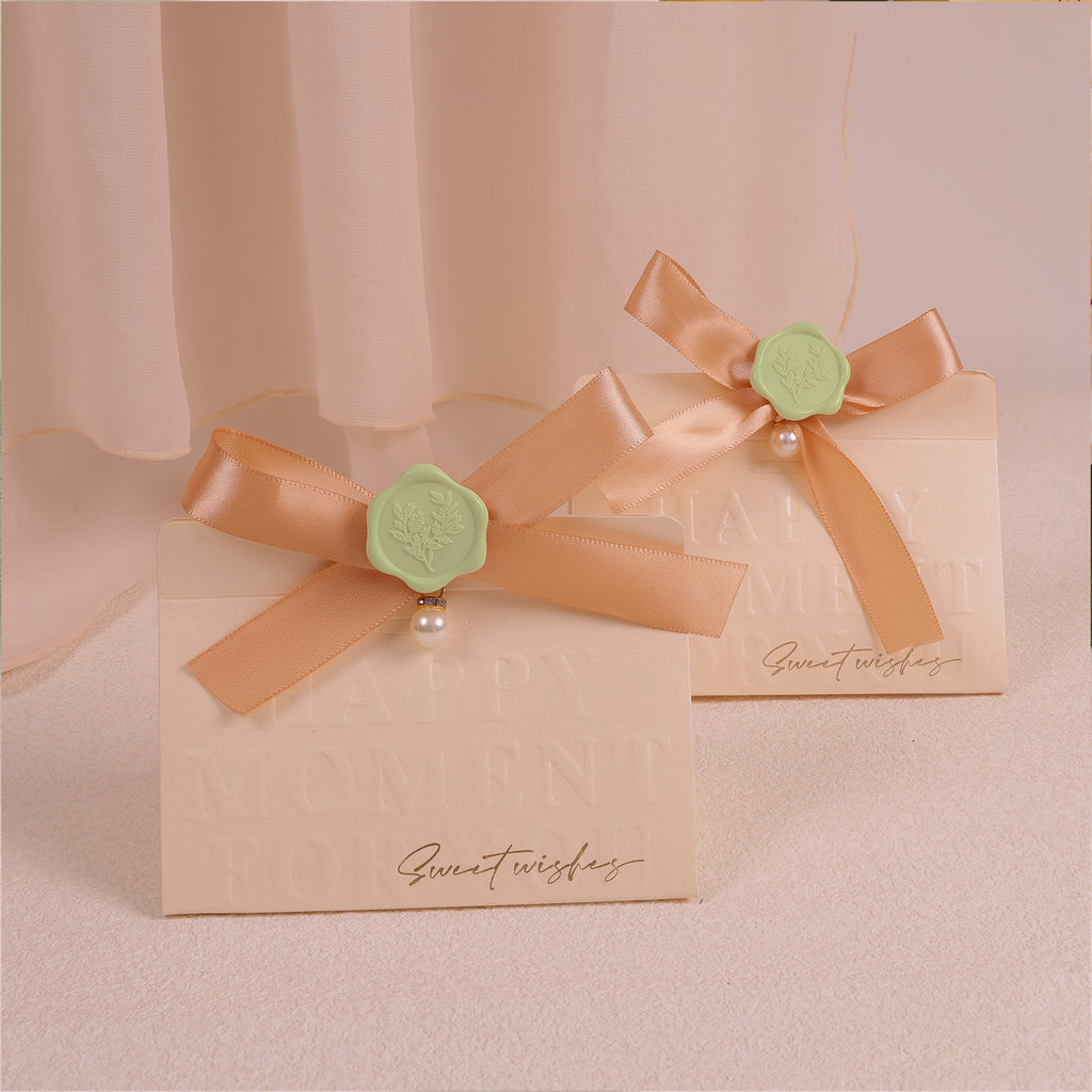 Wax Seal Stickers - Eucalyptus Wedding Invitation Envelope Seal Stickers, 50 Pcs Self- Adhesive Mint Green Stickers