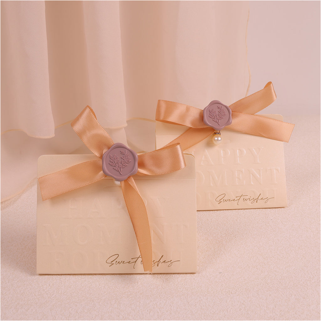 Wax Seal Stickers - Eucalyptus Wedding Invitation Envelope Seal Stickers, 50 Pcs Self- Adhesive Dusty Mauve Stickers