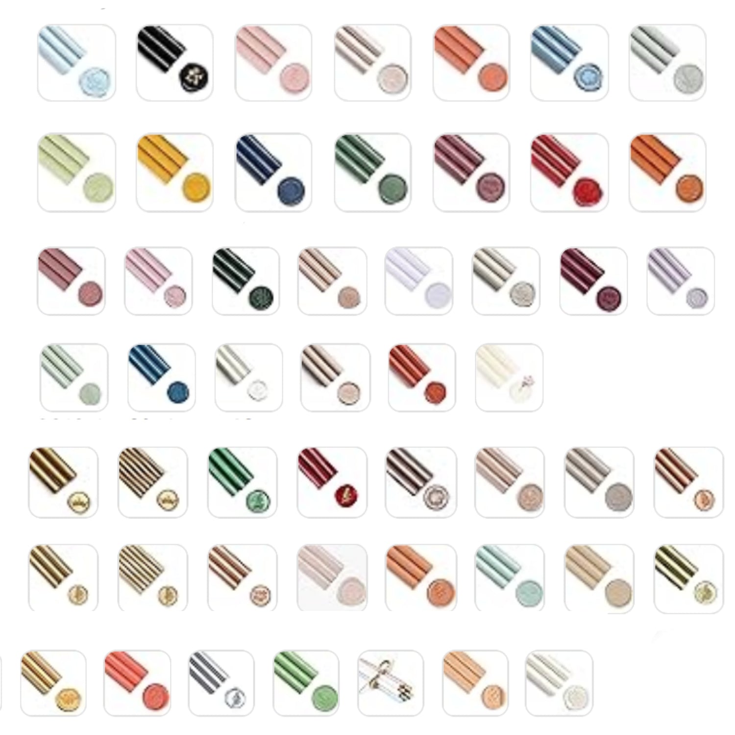 UNIQOOO Sealing Wax Color Guide 2025