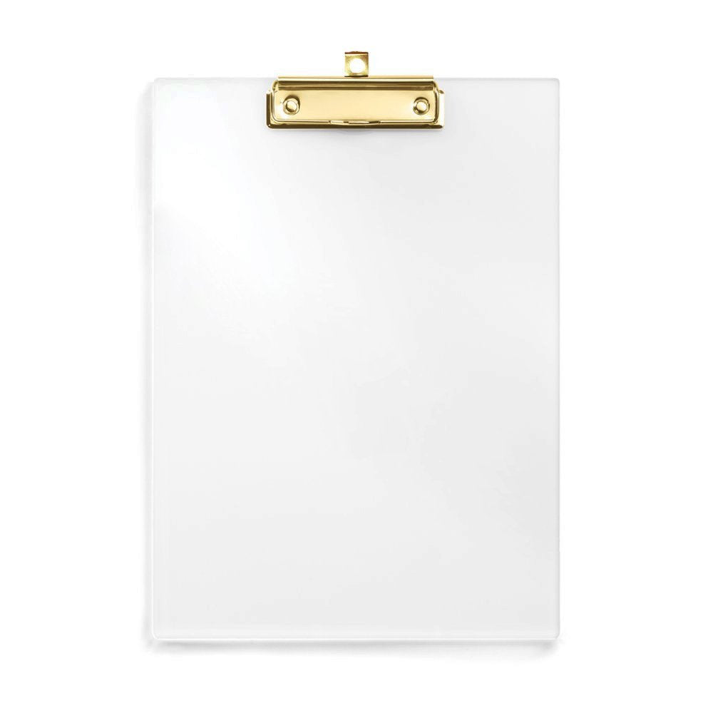 20 Pack Clear Acrylic Clipboard