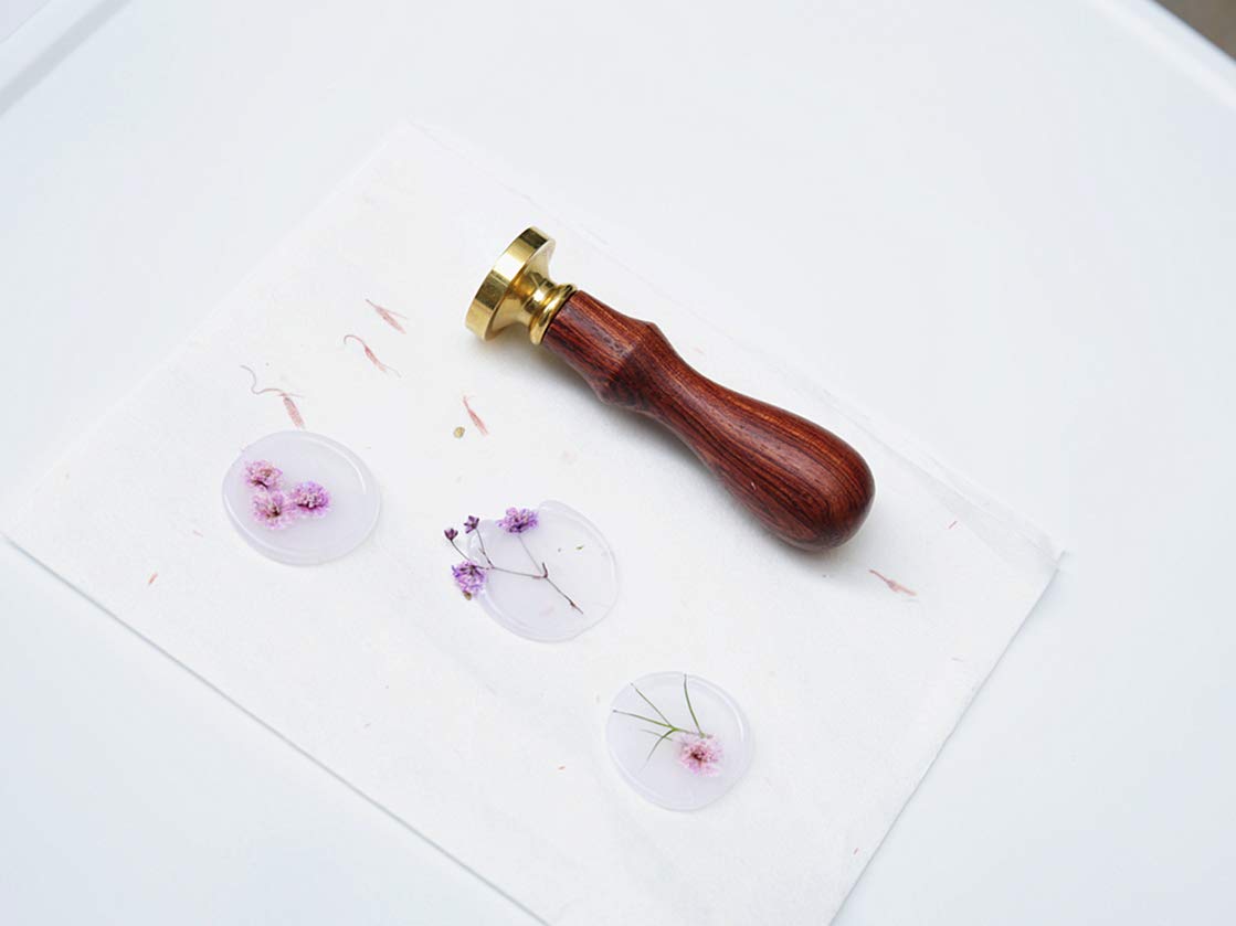 Blank Wax Seal Stamp, 1 inch Round