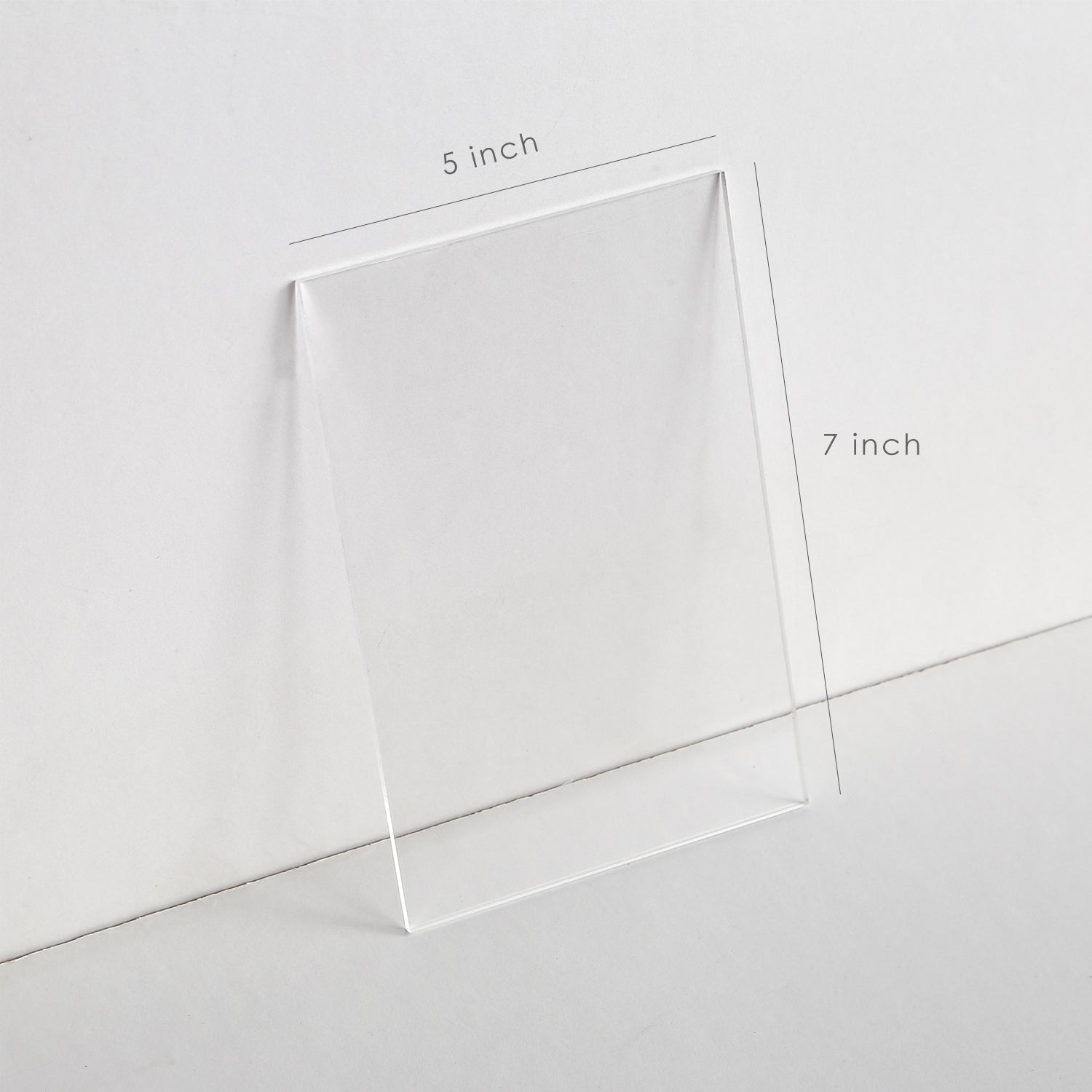 4x6" Acrylic Blanks, Clear, 20 Pack