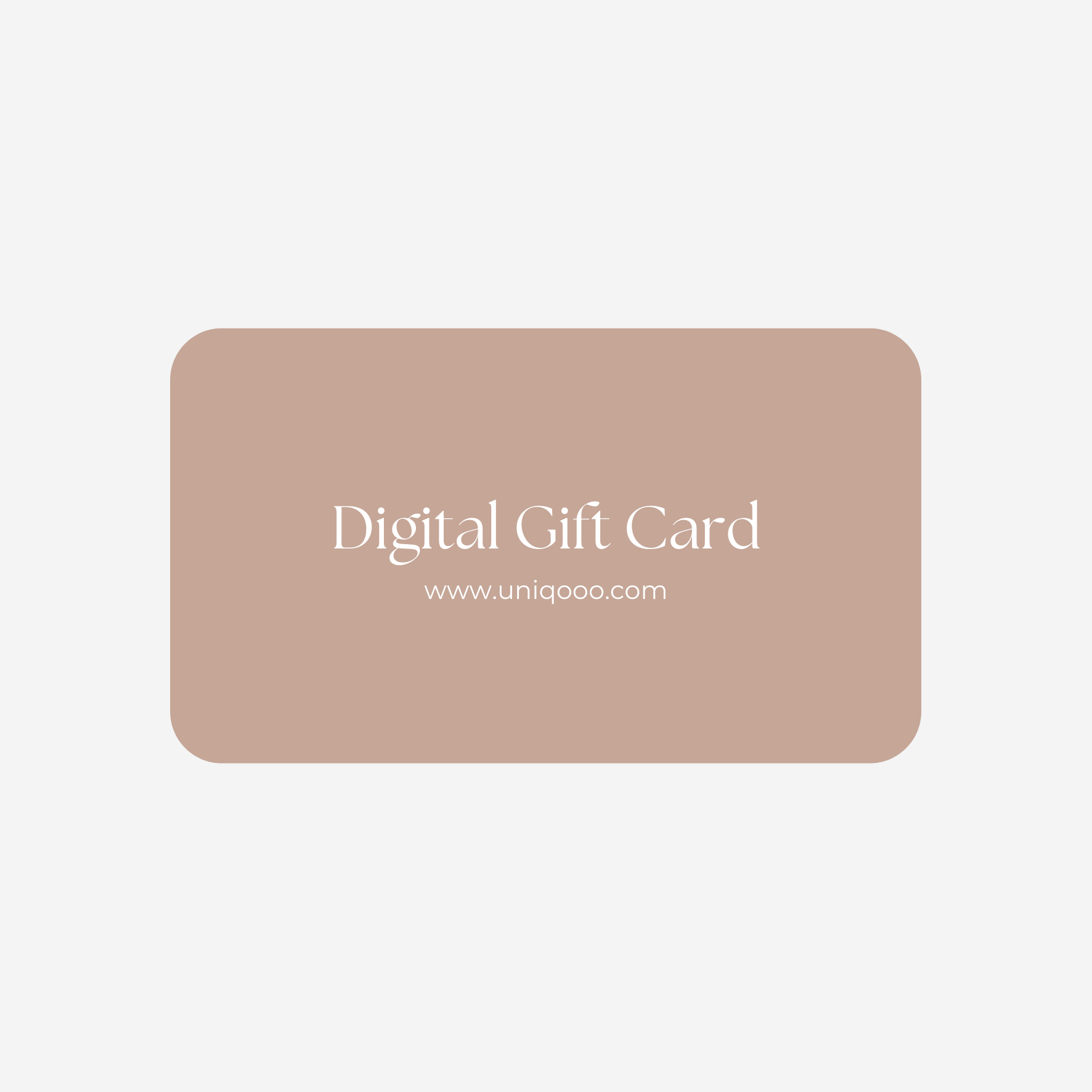 Digital Gift Card